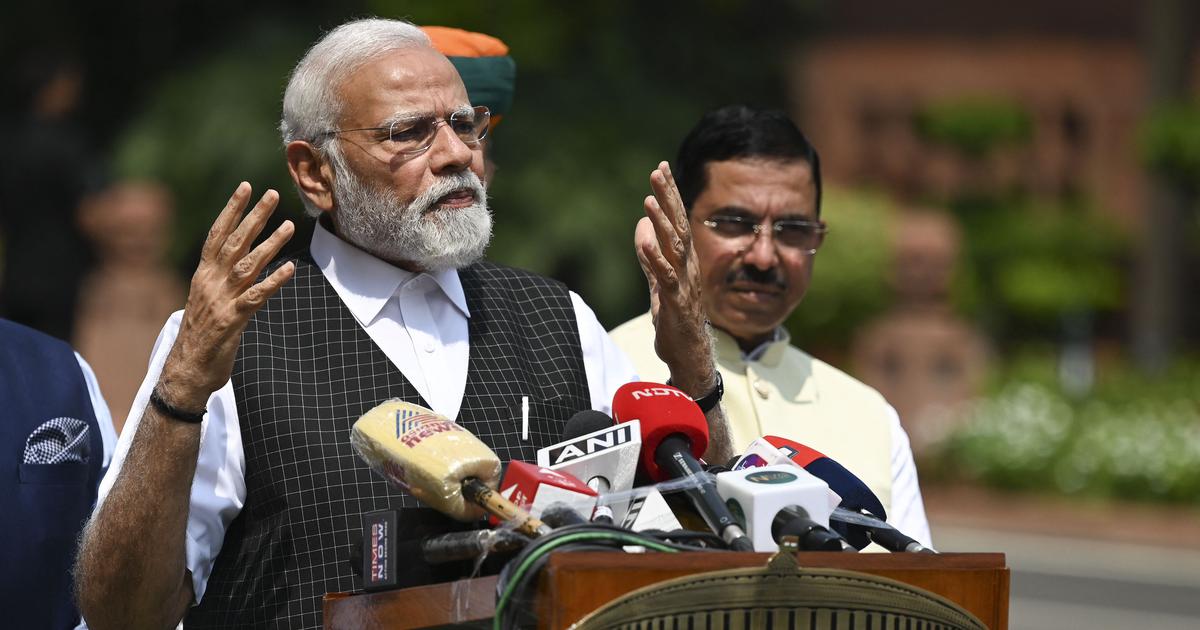 మణిపూర్‌లో శాంతి లేకుండా అభివృద్ధి అసాధ్యం – ప్రధాని మోడీ